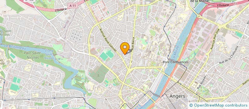 localisation de l'entreprise AMKEYS  ANGERS