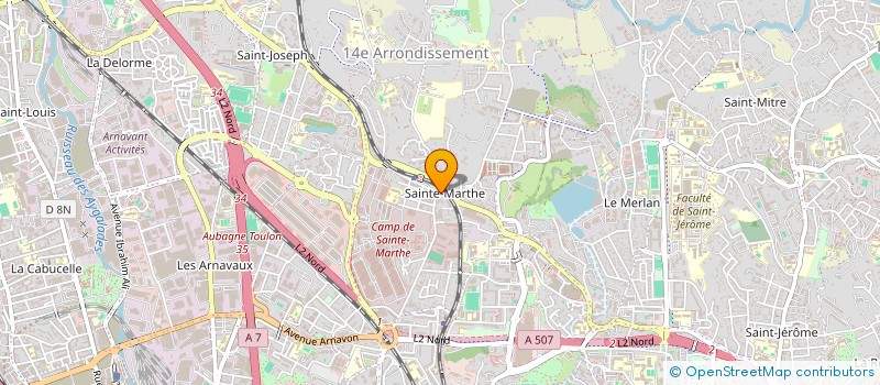 localisation de l'entreprise AMKM à MARSEILLE