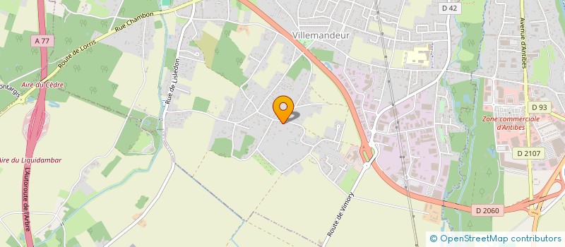 localisation de l'entreprise AML 45 à VILLEMANDEUR