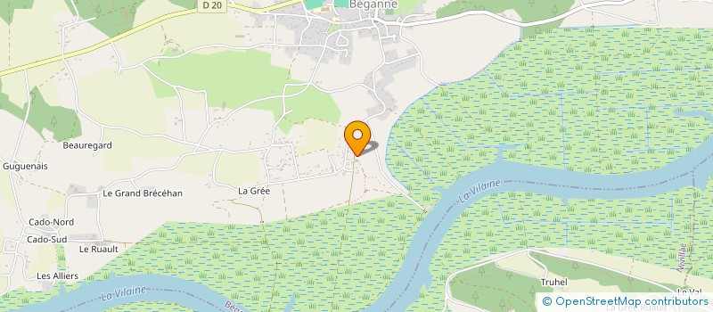 localisation de l'entreprise AML  BEGANNE