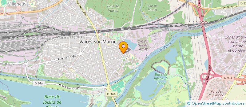 localisation de l'entreprise AML 77  VAIRES-SUR-MARNE