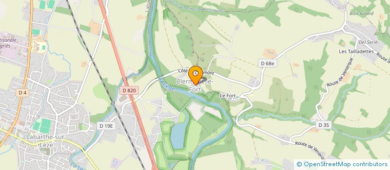 localisation de l'entreprise AML  CLERMONT-LE-FORT