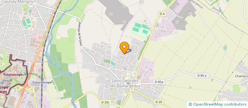 localisation de l'entreprise AML  JAUNAY-MARIGNY