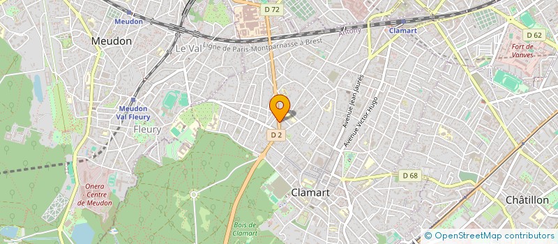 localisation de l'entreprise AML AUTOMOBILE à CLAMART