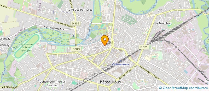localisation de l'entreprise AML BURGERS à CHATEAUROUX