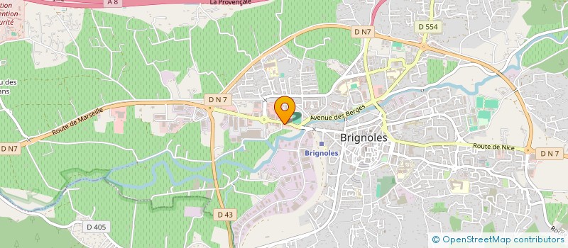 localisation de l'entreprise AML & CO  BRIGNOLES