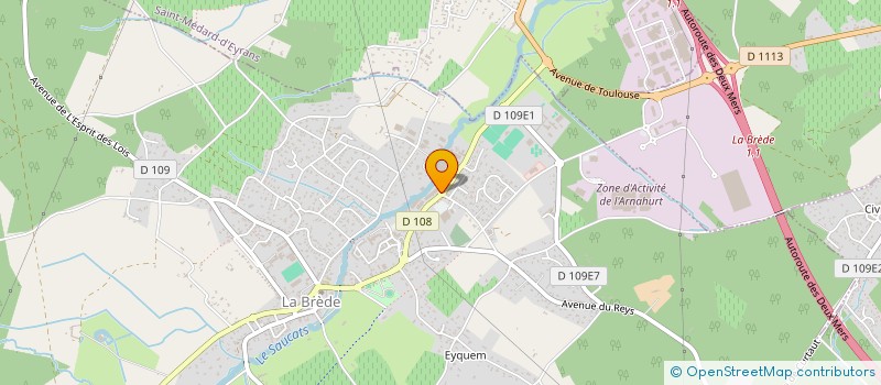 localisation de l'entreprise AML COMMERCIAL  LA BREDE