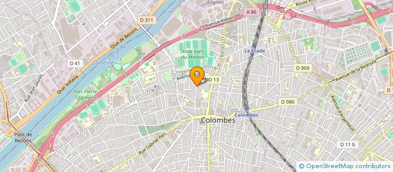 localisation de l'entreprise AML GARRIGUES à COLOMBES