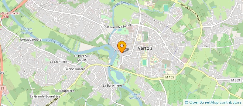 localisation de l'entreprise AML GER  VERTOU