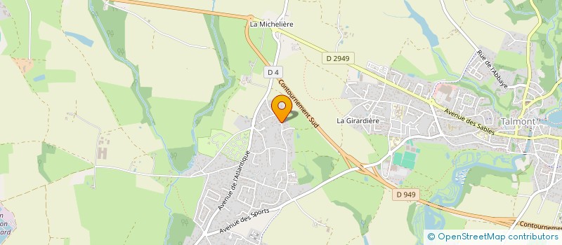 localisation de l'entreprise AML HOLDING à TALMONT-SAINT-HILAIRE