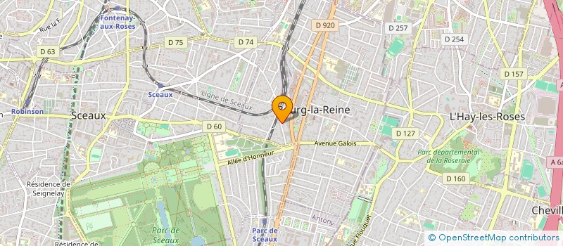 localisation de l'entreprise AML HOLDING à BOURG-LA-REINE