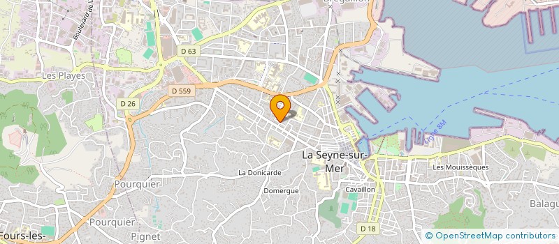 localisation de l'entreprise AML IMMOBILIER à LA SEYNE-SUR-MER