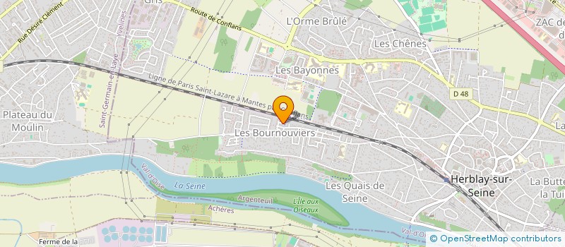 localisation de l'entreprise AML INDIRA  HERBLAY-SUR-SEINE