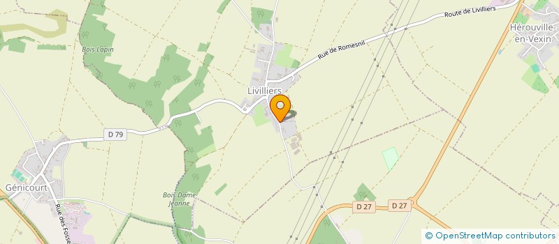 localisation de l'entreprise AML INGENIERIE  LIVILLIERS