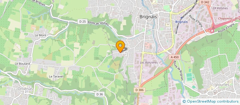 localisation de l'entreprise AML INVEST  BRIGNAIS