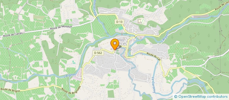 localisation de l'entreprise AML INVEST  CARCES