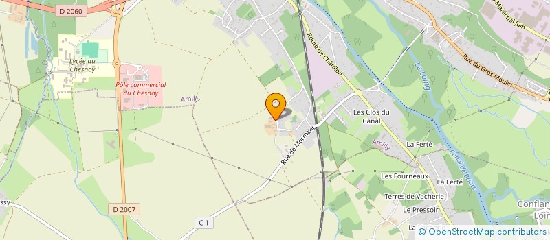 localisation de l'entreprise AML JOFFRE à AMILLY