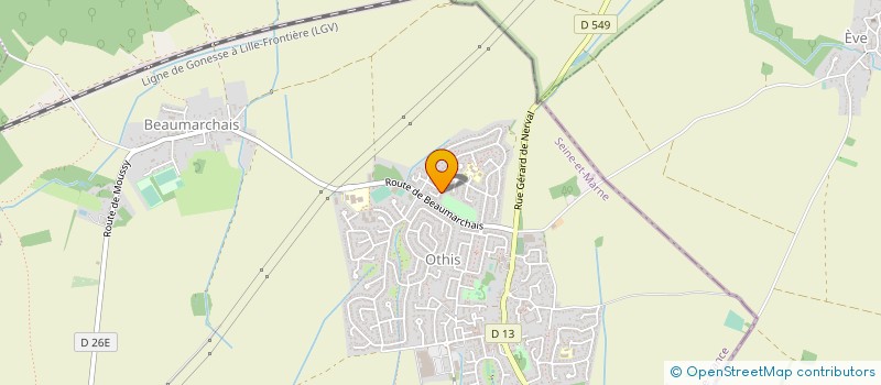 localisation de l'entreprise AML MODE  OTHIS