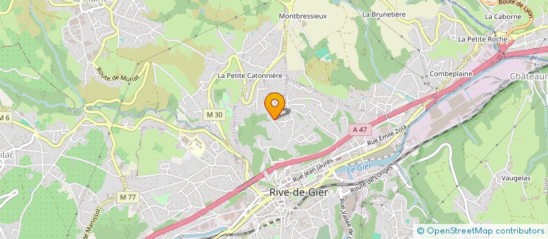 localisation de l'entreprise AML NEGOCIATIONS  RIVE-DE-GIER