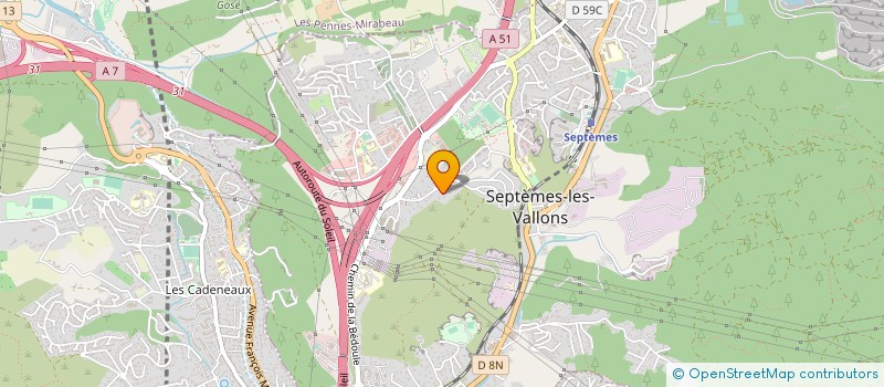 localisation de l'entreprise AML PISCINES à SEPTEMES-LES-VALLONS