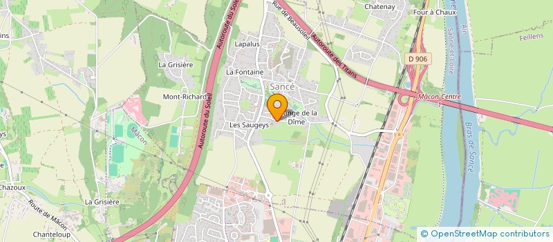 localisation de l'entreprise AML PLOMBERIE à SANCE