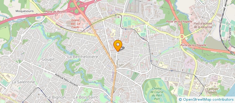 localisation de l'entreprise AML TRANSPORT SARL à NANTES
