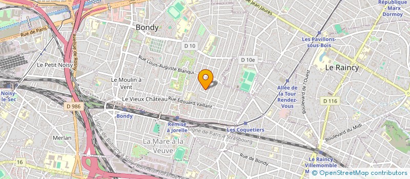 localisation de l'entreprise AML TRANSPORTS à BONDY