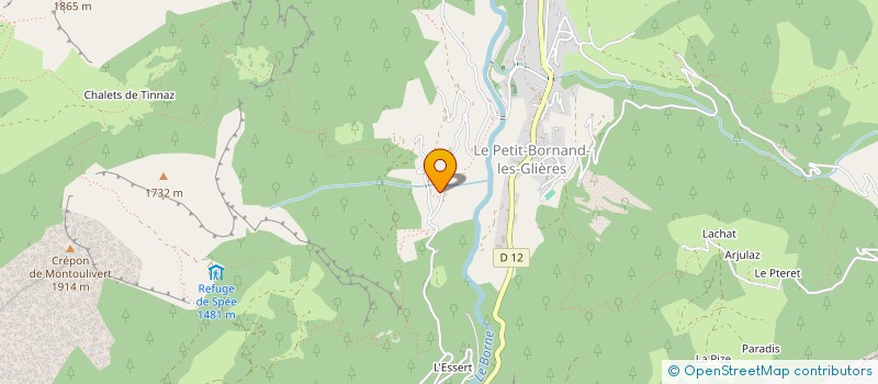 localisation de l'entreprise AML TRAVAUX  GLIERES-VAL-DE-BORNE