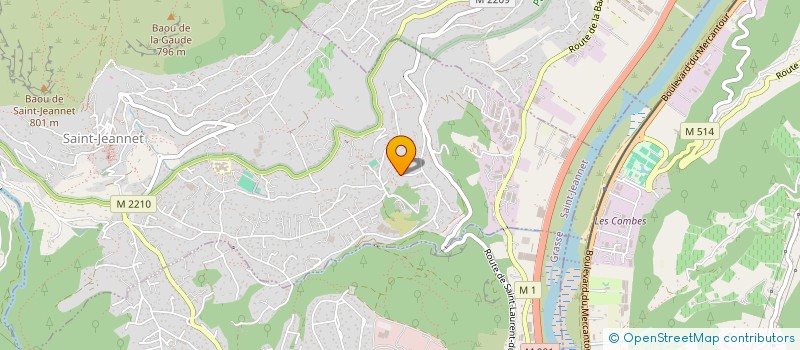 localisation de l'entreprise AML USINAGE ET FABRICATION à SAINT-JEANNET