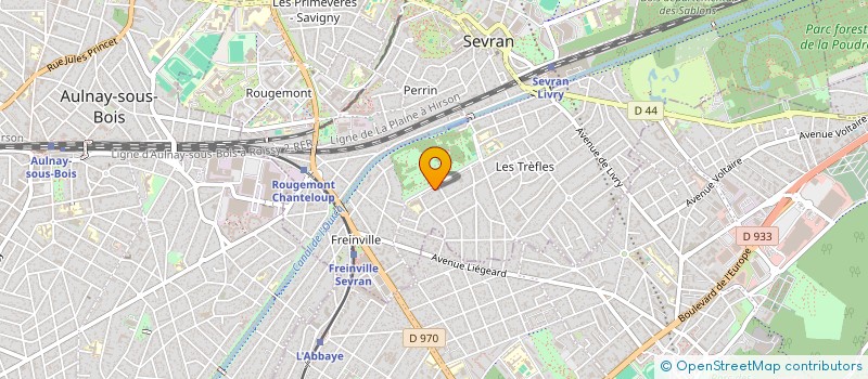 localisation de l'entreprise AMLAK 93 à SEVRAN