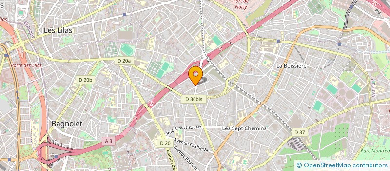 localisation de l'entreprise AMLASS à ROMAINVILLE