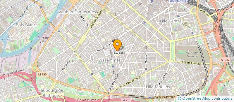 localisation de l'entreprise AMLAT à LILLE