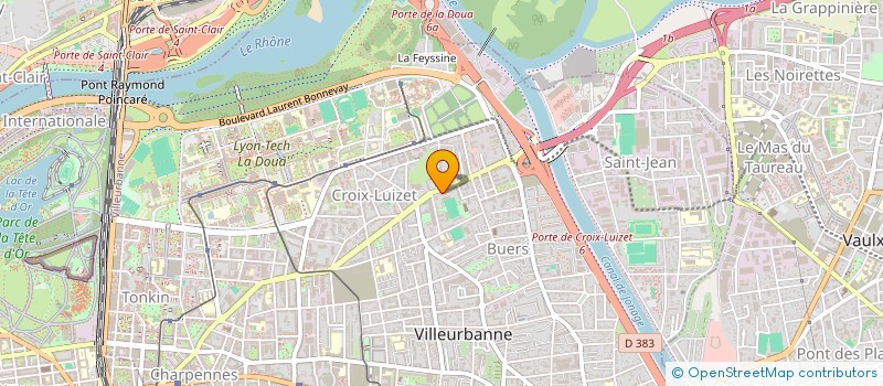 localisation de l'entreprise AMLAURO  VILLEURBANNE