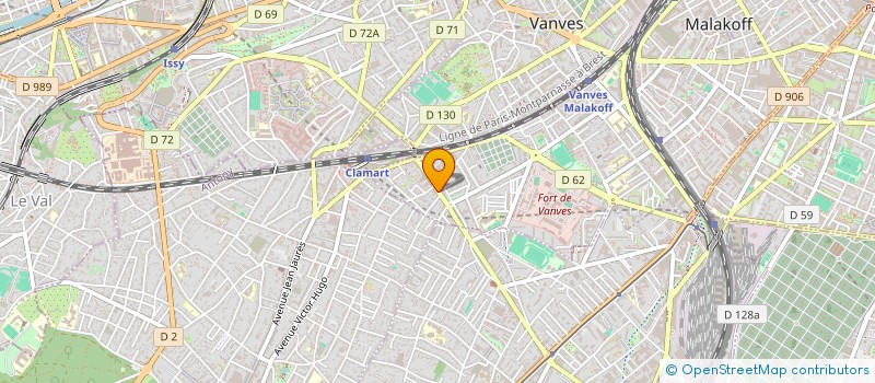 localisation de l'entreprise AMLEC  MALAKOFF