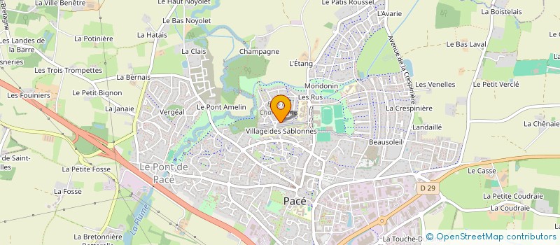 localisation de l'entreprise AMLG IMMOBILIER à PACE