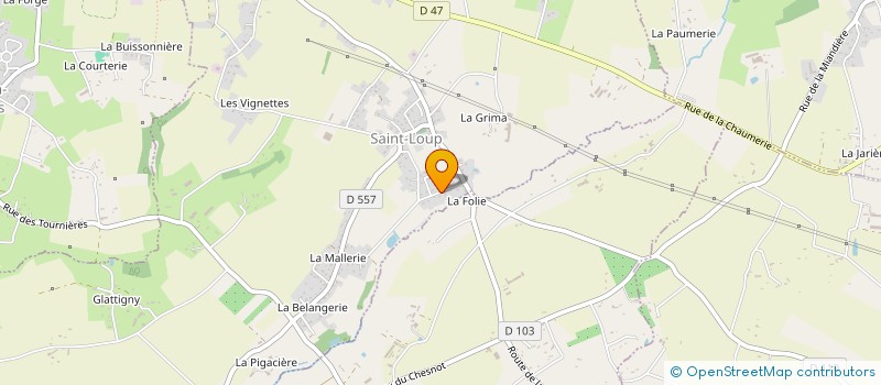 localisation de l'entreprise AMLH  SAINT-LOUP