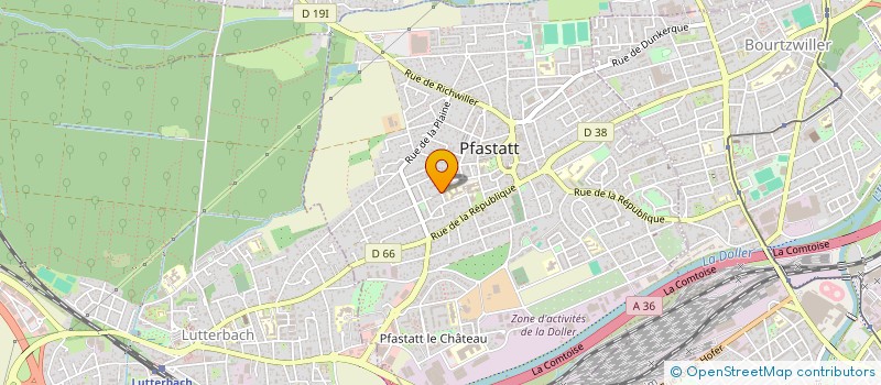 localisation de l'entreprise AMLH  PULVERSHEIM