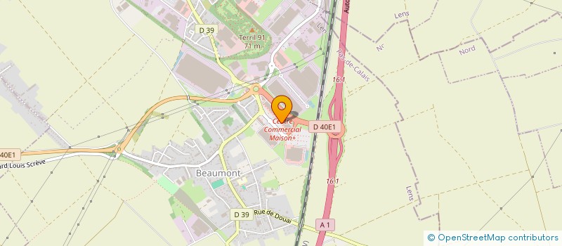 localisation de l'entreprise AMLI à HENIN-BEAUMONT