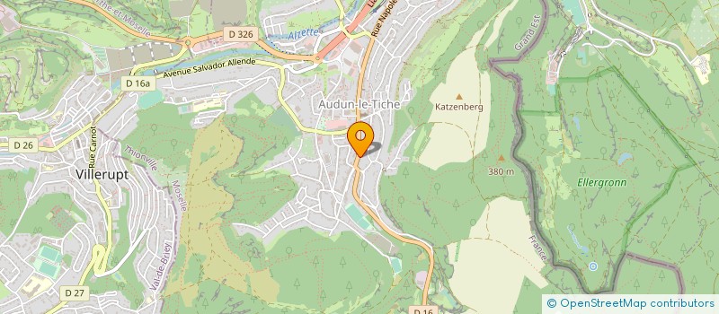 localisation de l'entreprise AMLOR à AUDUN-LE-TICHE