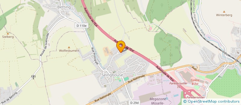 localisation de l'entreprise AMM  SEINGBOUSE