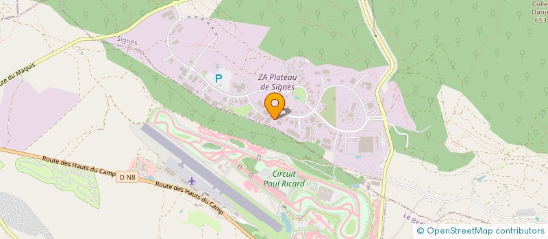 localisation de l'entreprise AMM  SIGNES