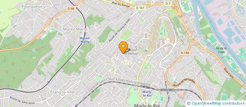 localisation de l'entreprise AMM  MARLY-LE-ROI