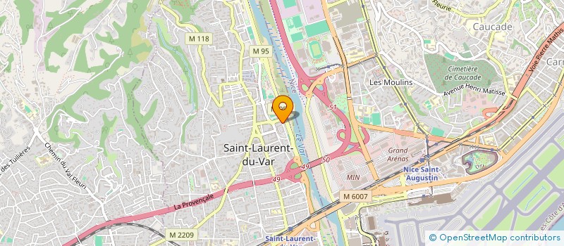 localisation de l'entreprise AMM  SAINT-LAURENT-DU-VAR