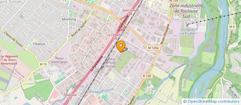 localisation de l'entreprise AMM BATIMENT à TOULOUSE
