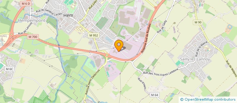 localisation de l'entreprise AMM FRANCE HOLDING  LEZENNES