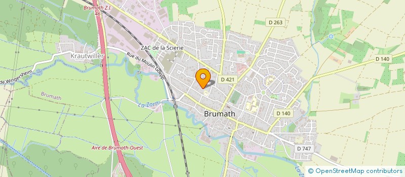 localisation de l'entreprise AMM INVEST  BRUMATH