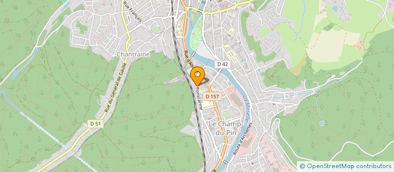 localisation de l'entreprise AMM SANTE à EPINAL