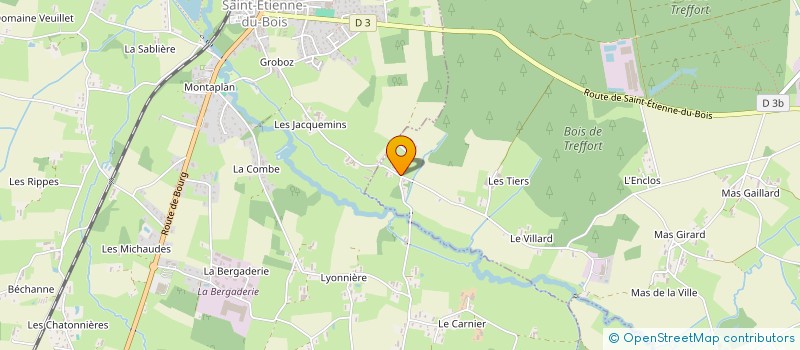 localisation de l'entreprise AMM TEREOS  VAL-REVERMONT