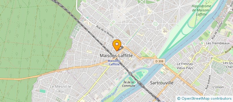 localisation de l'entreprise AMMA à MAISONS-LAFFITTE