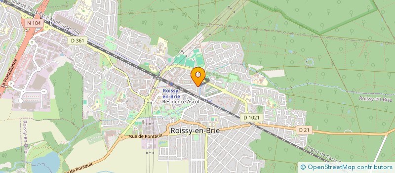 localisation de l'entreprise AMMA HORIZON  ROISSY-EN-BRIE